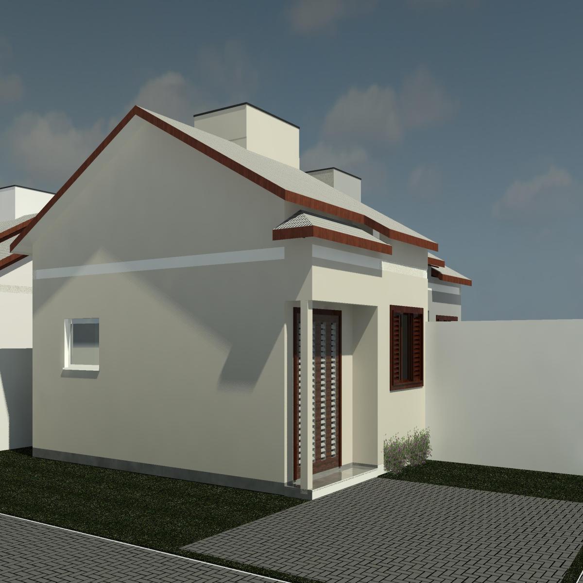 Casa 1 em construção - Bairro Caverazinho