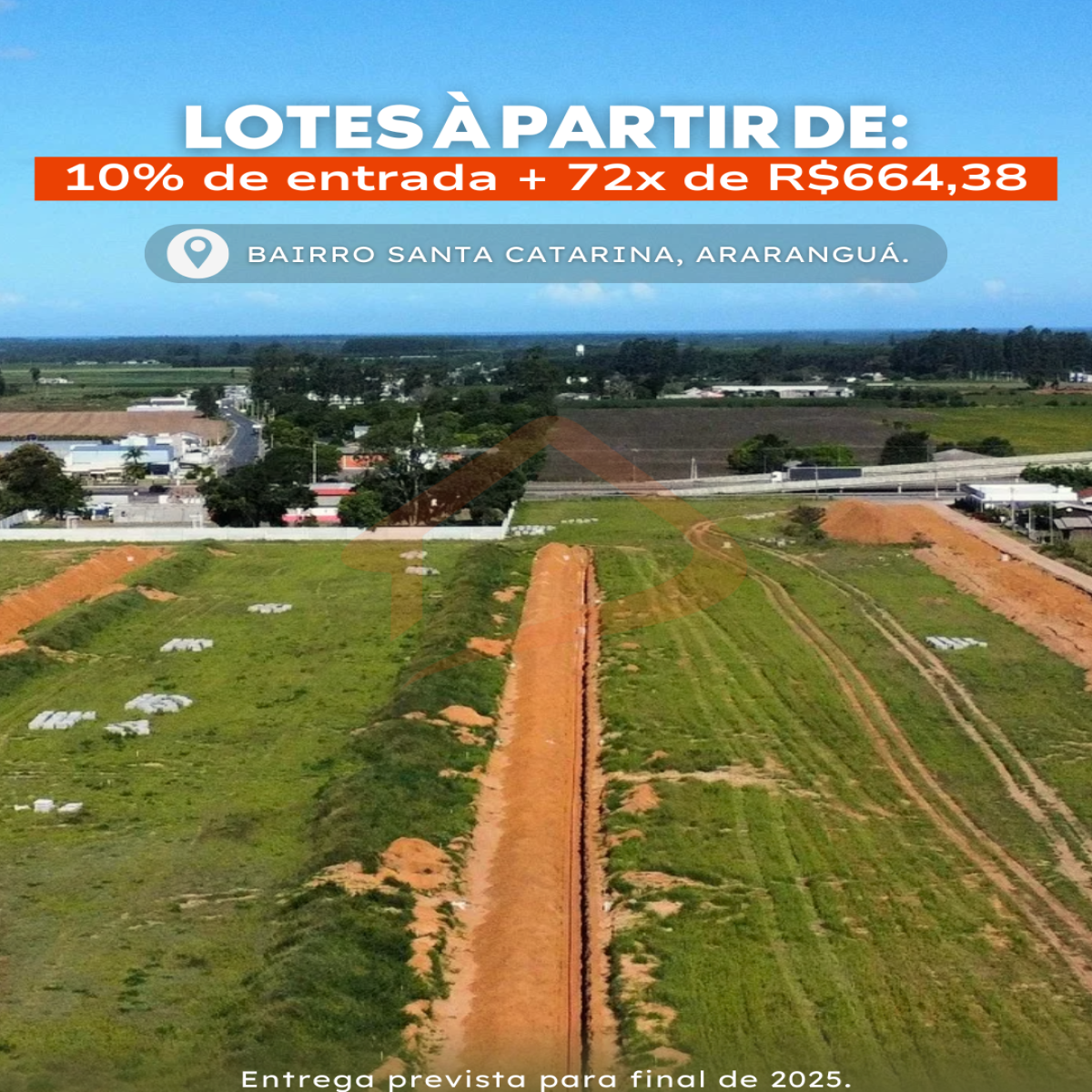 Loteamento em desenvolvimento - Bairro Santa Catarina